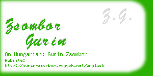 zsombor gurin business card
